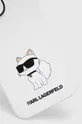 Puzdro na mobil Karl Lagerfeld iPhone 14 Pro Max 6,7'' biela