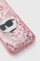 Karl Lagerfeld etui na telefon iPhone 14 6,1'' KLHCP14SLNCHCP różowy AA00
