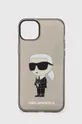 czarny Karl Lagerfeld etui na telefon iPhone 14 Plus 6,7'' Unisex