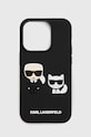 Karl Lagerfeld etui na telefon iPhone 14 Pro 6,1'' na telefon czarny KLHCP14L3DRKCK