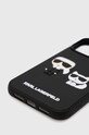 Karl Lagerfeld etui na telefon iPhone 14 Pro Max 6,7'' KLHCP14X3DRKCK czarny AA00