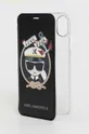 μαύρο Θήκη κινητού Karl Lagerfeld iPhone X/Xs Unisex