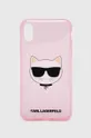 roza Etui za telefon Karl Lagerfeld iPhone XR 6,1'' Unisex