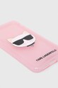 Obal na telefon Karl Lagerfeld iPhone XR 6,1'' KLHCI61CHTUGLP růžová AA00