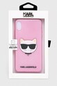 Doplňky Obal na telefon Karl Lagerfeld iPhone XR 6,1'' KLHCI61CHTUGLP růžová
