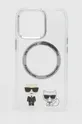 διαφανή Θήκη κινητού Karl Lagerfeld iPhone 13 Pro / 13 6,1 Unisex