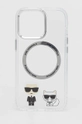 transparentna Etui za telefon Karl Lagerfeld iPhone 13 Pro / 13 6,1 Unisex