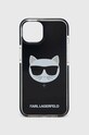 Θήκη κινητού Karl Lagerfeld iPhone 13 6,1'' για τηλέφωνο μαύρο KLHCP13MTPECK