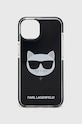 Θήκη κινητού Karl Lagerfeld iPhone 13 6,1'' για τηλέφωνο μαύρο KLHCP13MTPECK