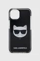 crna Etui za telefon Karl Lagerfeld iPhone 13 6,1'' Unisex