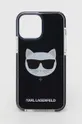 μαύρο Θήκη κινητού Karl Lagerfeld iPhone 13 Pro Max 6,7'' Unisex