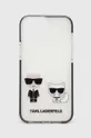 fehér Karl Lagerfeld telefon tok iPhone 13 Pro Max 6,7'' Uniszex