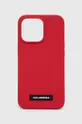 czerwony Karl Lagerfeld etui na telefon iPhone 13 Pro/ 13 6,1'' Unisex