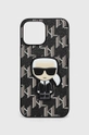 czarny Karl Lagerfeld etui na telefon iPhone 13 Pro Max 6,7'' Unisex