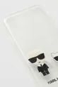 Karl Lagerfeld telefon tok iPhone X/Xs áttetsző
