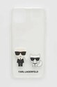 Karl Lagerfeld etui na telefon iPhone 11 Pro Max na telefon transparentny KLHCN65CKTR