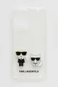 transparentna Etui za telefon Karl Lagerfeld iPhone 12 Pro Max 6,7'' Unisex