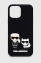 Karl Lagerfeld etui na telefon iPhone 13 Pro Max 6,7'' na telefon czarny KLHCP13XSSKCK