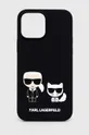 fekete Karl Lagerfeld telefon tok iPhone 13 Pro Max 6,7'' Uniszex