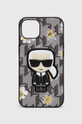 γκρί Θήκη κινητού Karl Lagerfeld iPhone 13 6,1'' Unisex