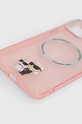 Karl Lagerfeld etui na telefon iPhone 14 Plus 6,7'' KLHMP14MHNKCIP różowy AA00