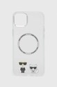 Чохол на телефон Karl Lagerfeld iPhone 14 Plus 6,7'' для телефону прозорий KLHMP14MHKCT
