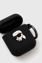 Чохол для airpods Karl Lagerfeld AirPods 1/2 cover KLA2RUNIKK чорний AA00