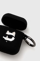 Чохол для airpod Karl Lagerfeld AirPods 1/2 cover KLA2RUNCHK чорний AA00