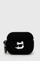 Puzdro na airpod Karl Lagerfeld AirPods Pro 2 čierna KLAP2RUNCHK