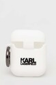 Puzdro na airpod Karl Lagerfeld AirPods 1/2 cover KLA2RUNCHH biela AA00