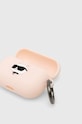 Akcesoria Karl Lagerfeld etui na airpod AirPods Pro cover KLAPRUNCHP różowy
