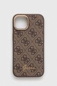 Чехол на телефон Guess iPhone 14 6,1" для телефона коричневый GUHCP14SHG4SHW