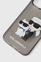 Karl Lagerfeld Husă pentru telefon iPhone 12/12 Pro 6,1" KLHCP12MHNKCTGK negru AA00