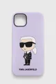 фіолетовий Чохол на телефон Karl Lagerfeld iPhone 14 Plus 6,7