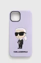 фіолетовий Чохол на телефон Karl Lagerfeld iPhone 14 6,1