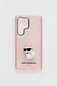 ροζ Θήκη κινητού Karl Lagerfeld Samsung Galaxy S23 Ultra Unisex