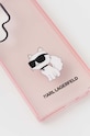 Чохол на телефон Karl Lagerfeld Samsung Galaxy S23 Ultra KLHCS23LHNCHTCP рожевий AA00