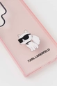 Чехол на телефон Karl Lagerfeld Samsung Galaxy S23 Ultra розовый