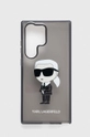 μαύρο Θήκη κινητού Karl Lagerfeld Samsung Galaxy S23 Ultra Unisex