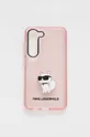 розовый Чехол на телефон Karl Lagerfeld Samsung Galaxy S23 Unisex