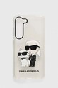 Чохол на телефон Karl Lagerfeld Samsung Galaxy S23 для телефону прозорий KLHCS23SHNKCTGT