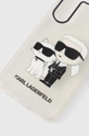 Чехол на телефон Karl Lagerfeld Samsung Galaxy S23 прозрачный