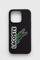 Чехол на телефон Lacoste iPhone 14 Pro 6,1" для телефона чёрный LCHCP14LSHK