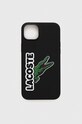 Lacoste Husă pentru telefon iPhone 14 Plus 6,7" pentru telefon negru LCHCP14MSHK