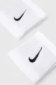Nike opaski na nadgarstek 2-pack biały