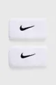 biały Nike opaski na nadgarstek 2-pack Unisex