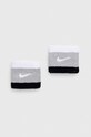 Nike opaski na nadgarstek 2-pack szary N.000.1565.016