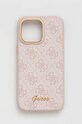 Θήκη κινητού Guess iPhone 14 Pro Max 6,7" για τηλέφωνο ροζ GUHCP14XHG4SHP