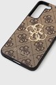 Кейс за телефон Guess Samsung Galaxy S22 GUHCS22S4GMGBR кафяв AA00