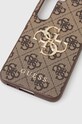 Guess etui pentru telefon S23 S911 GUHCS23S4GMGBR maro AA00